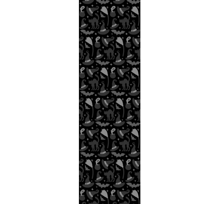 Tapete za zid Noć vještica vještičji šeširi i duhovi - TenStickers