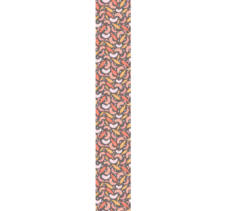 Siva pozadina s perjem za jelo tapeta - TenStickers