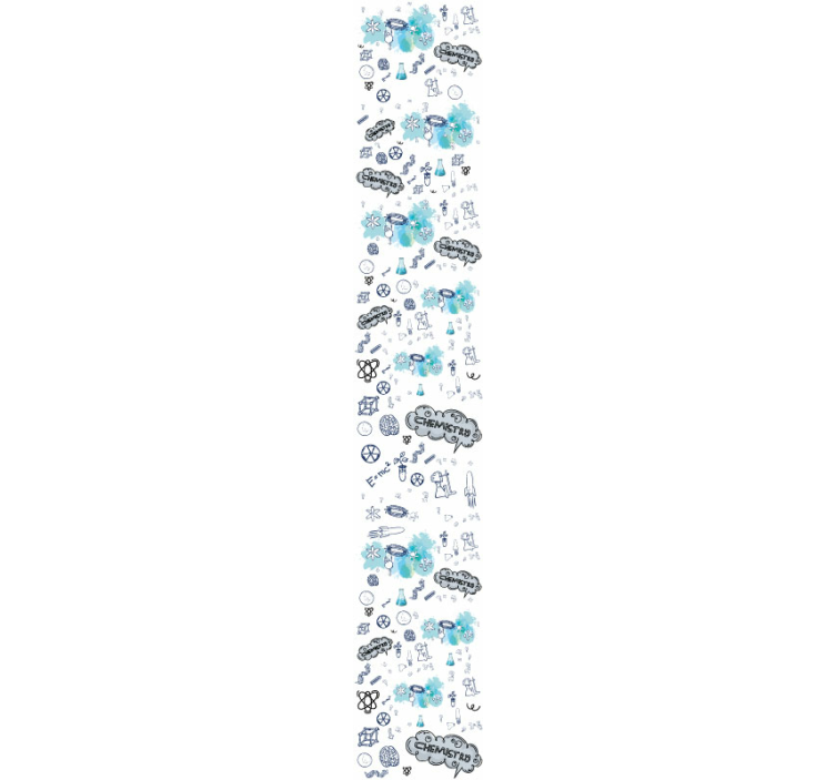 Tapete za zid grada i zemlje dizajn elemenata kemije - TenStickers