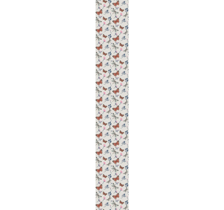 Pozadina cvijeta leptira i vretenca - TenStickers