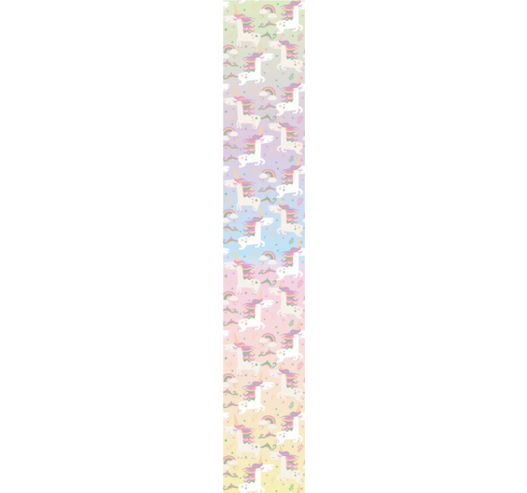 Dječja tapeta akvarel jednorog - TenStickers