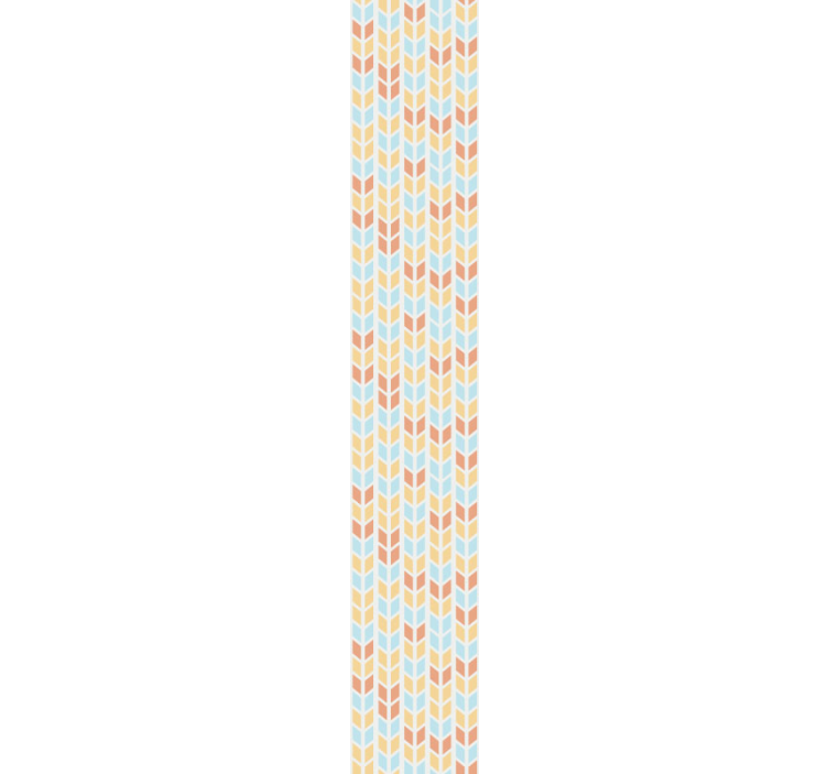 Tapete za zid Geometrijski plave i bež strelice - TenStickers