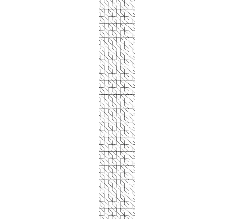 Geometrijske križne figure tapeta za dnevnu sobu - TenStickers