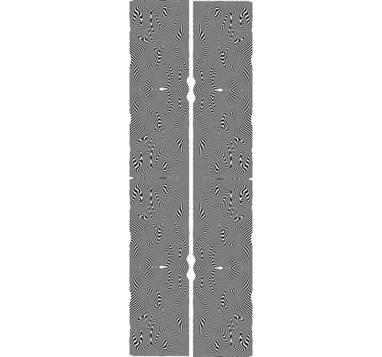 3d efekt zebra tapeta - TenStickers