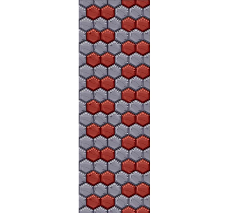 Tapete za zid Geometrijski heksagonalna harmonija - TenStickers