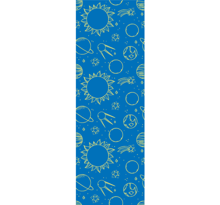 Tapete za dječju sobu pozadina svemirske tematike - TenStickers