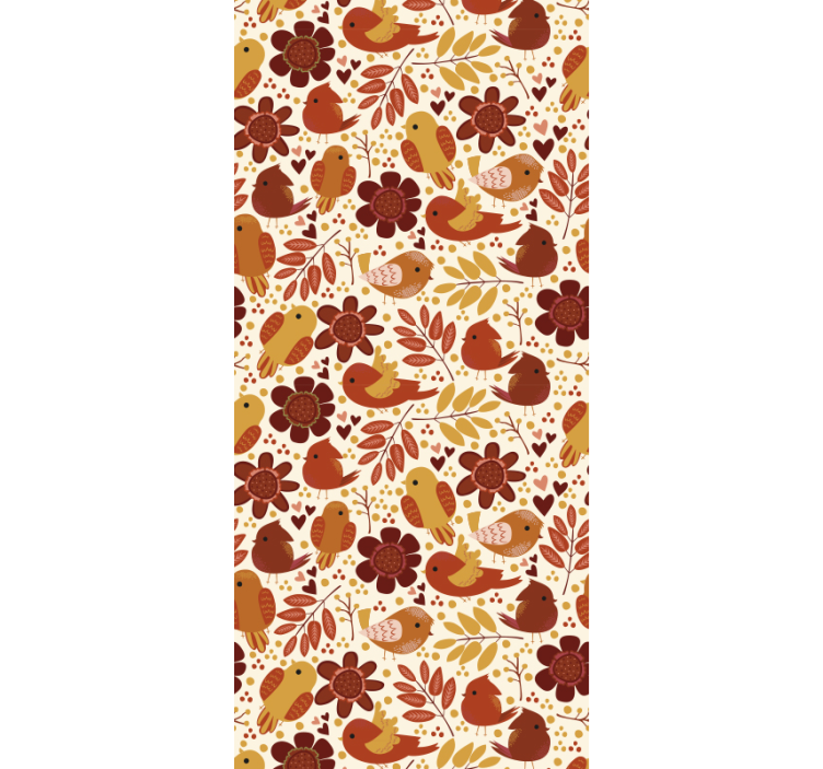 Tapete za zid Lišće botanički motivi - TenStickers