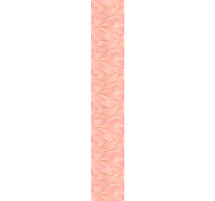 Geometrijski trokuti ružičasta tapeta - TenStickers