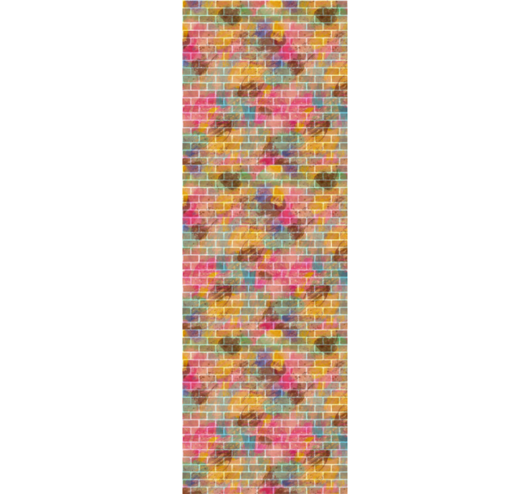 šarene zidne tapete od opeke - TenStickers