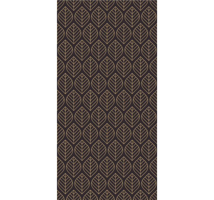 Tapete za zid Lišće elegantan uzorak lišća - TenStickers