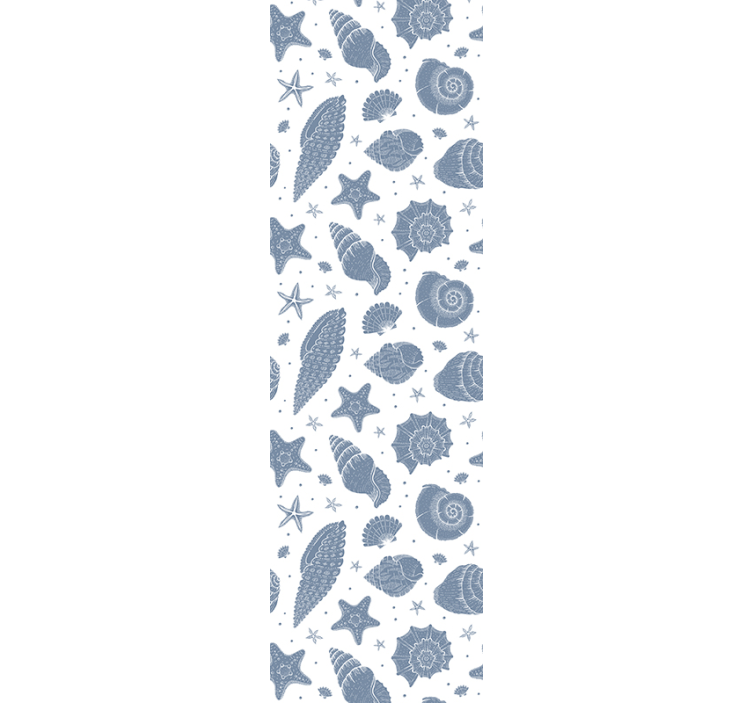 Morski plavi uzorak morski život pozadina - TenStickers