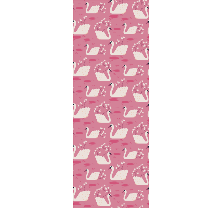 Tapete za zid  životinjske šarmantan dizajn labuda - TenStickers