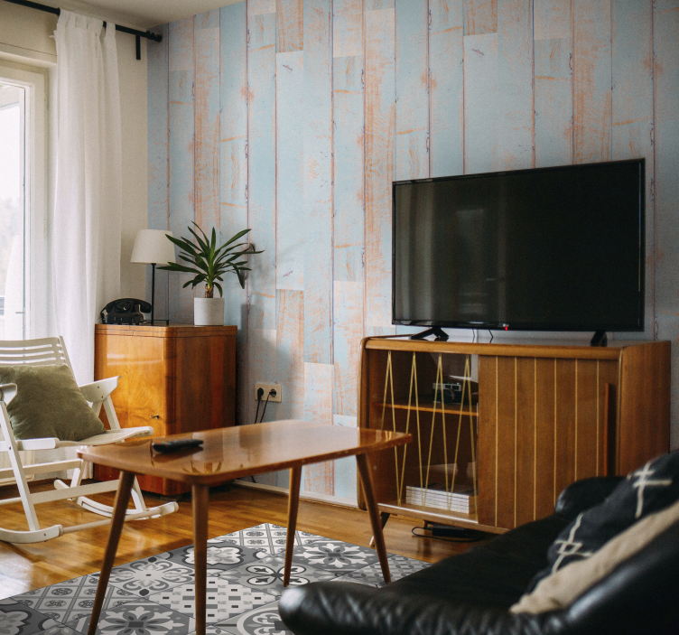 Tapete tekstura i uzoraka distressed Wooden Planks - TenStickers