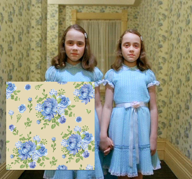 Shining hodnik tapeta - TenStickers