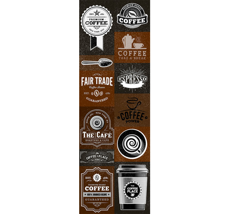 Tapete za kuhinju teme kafića - TenStickers