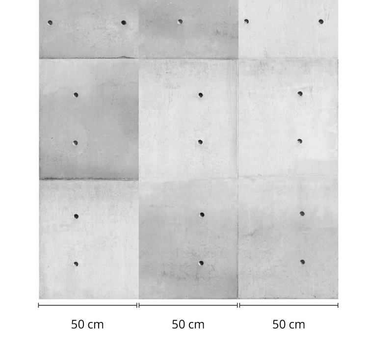 čar betonske sive tapete - TenStickers