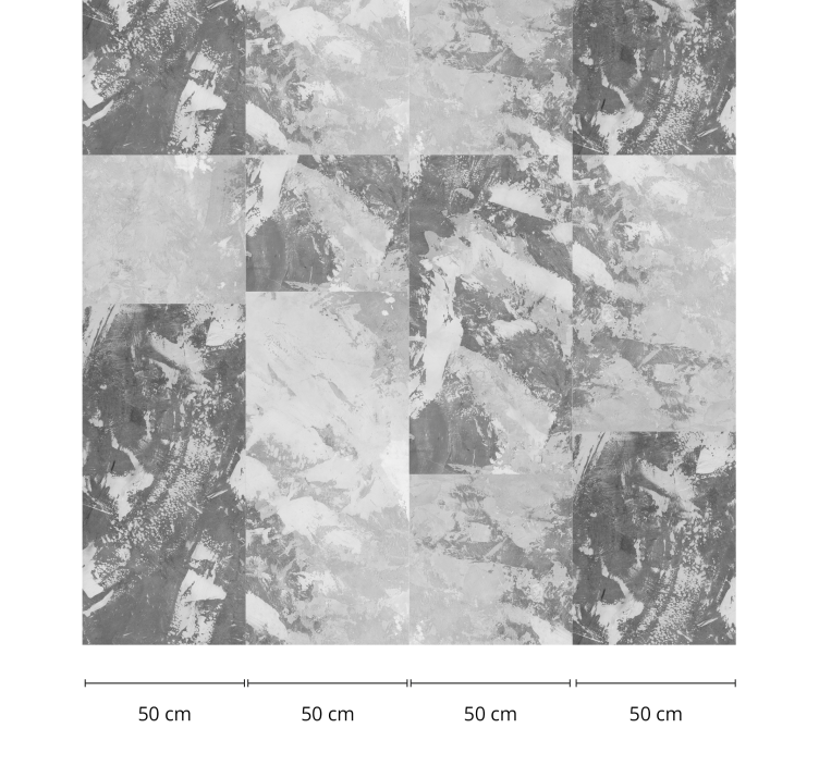 Tapete za zid Beton apstraktna monokromatska tekstura - TenStickers