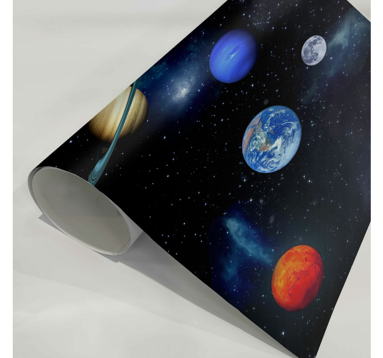 Tapete za zid Zvijezde kozmos svemir planeti - TenStickers