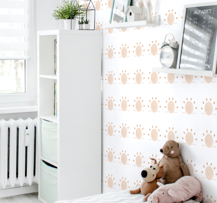 Apstraktno minimalno sunce apstraktna pozadina - TenStickers