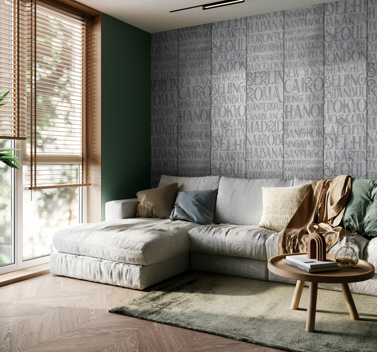 Betonski gradovi teksturirani pozadina - TenStickers