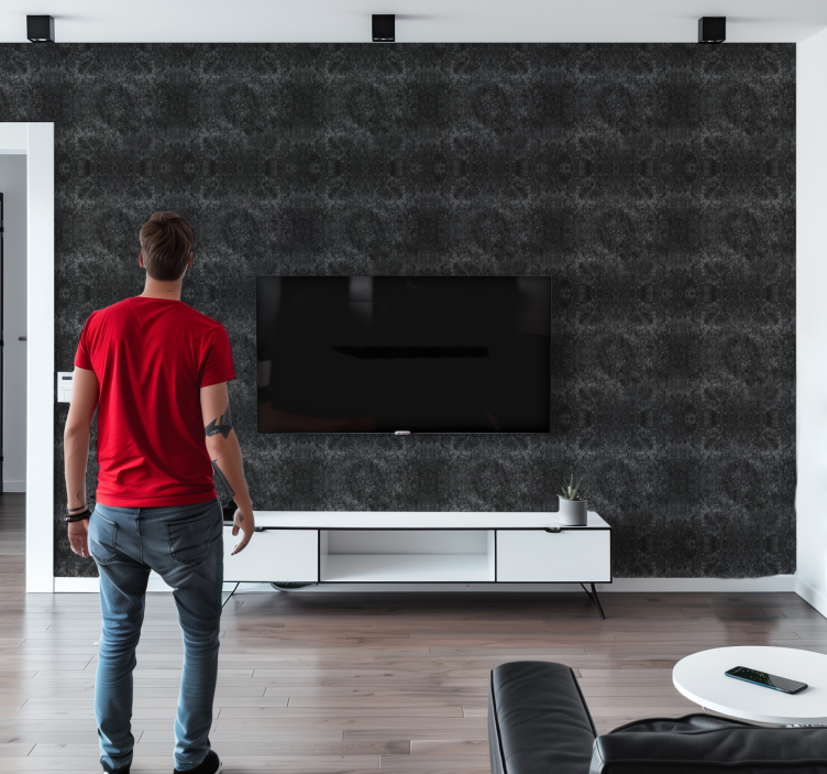 Crno tapete ugljični učinak - TenStickers