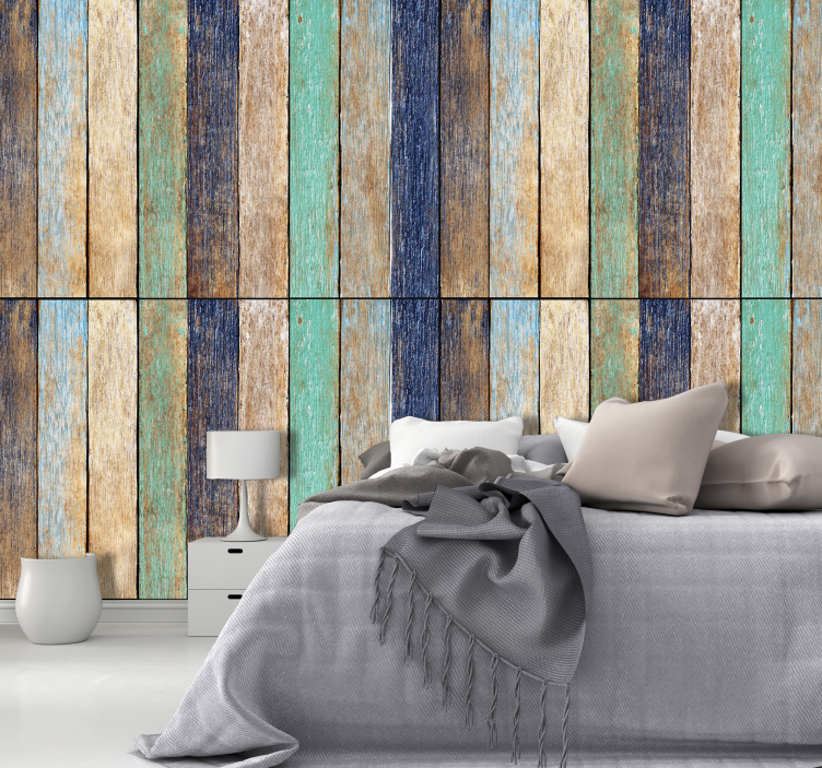 Pozadina tekstura drvenog saveza - TenStickers