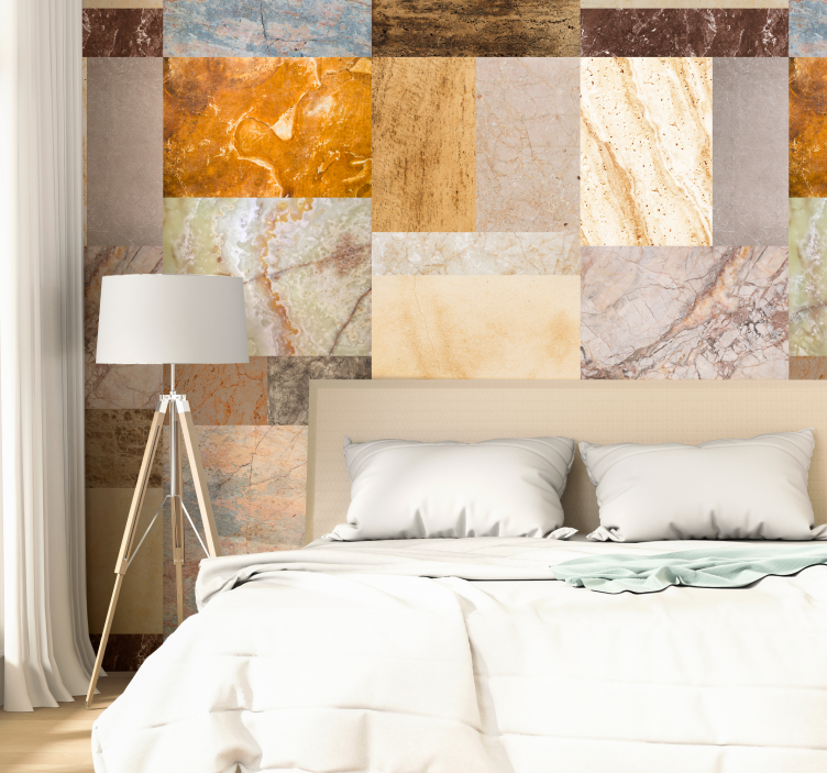 Elegancija mramornih teksturiranih tapeta - TenStickers