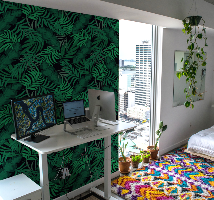 Ključevi šumskih pozadina u džungli - TenStickers