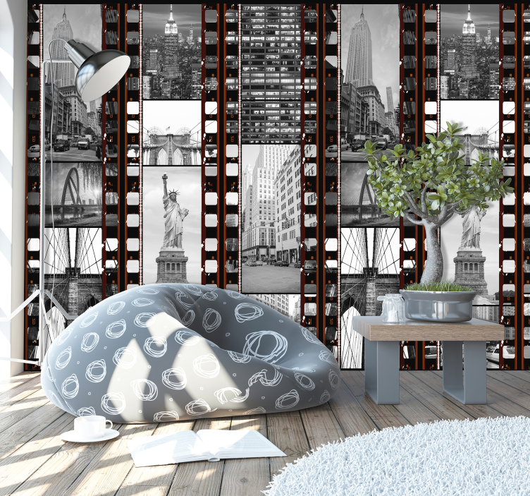 Kolaž new york tapeta - TenStickers