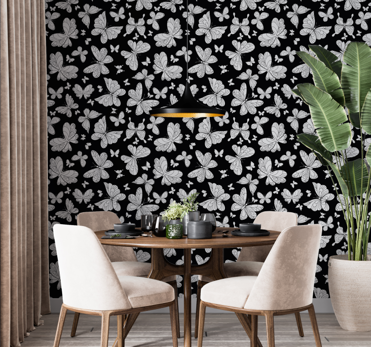 Leptir pozadine lepršanje krila - TenStickers