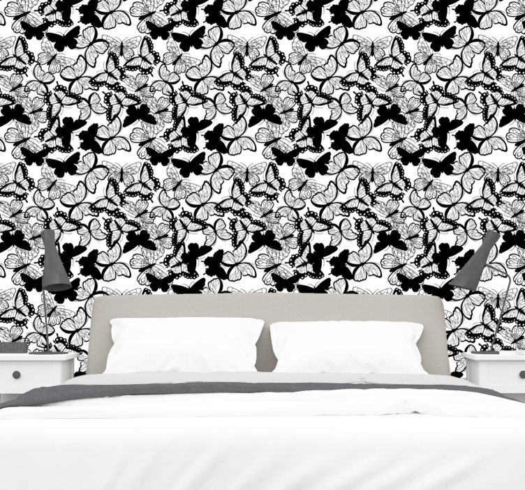 Leptir pozadine obilje leptira - TenStickers