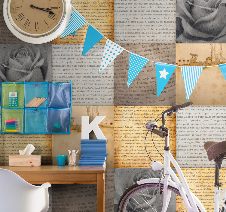 Mali princ - poruka ljubavnih pozadina - TenStickers