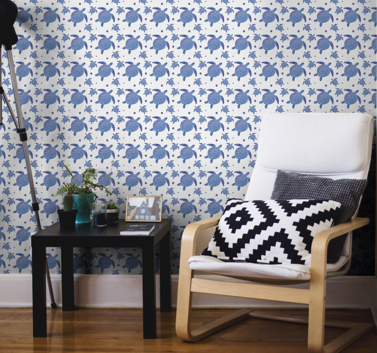 Plave kornjače životinjske pozadine - TenStickers