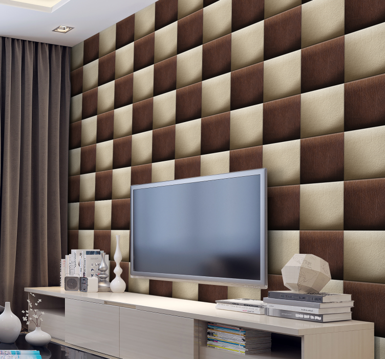 Pozadina za uzorak - čokoladna šahovnica - TenStickers