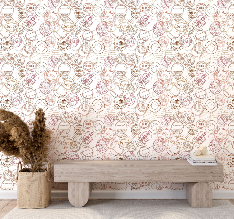 Retro marke vintage tapete - TenStickers