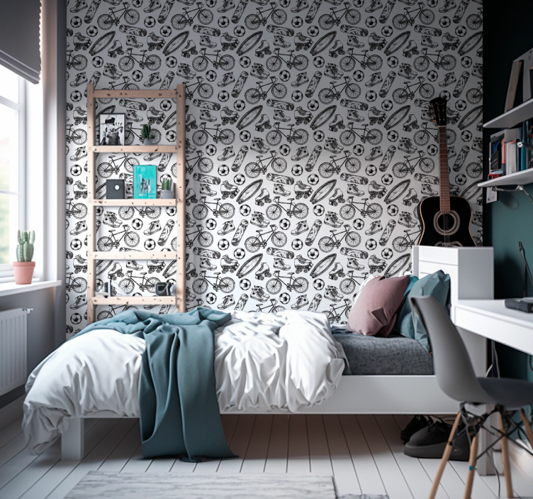 Sportske crteže starinske pozadine - TenStickers