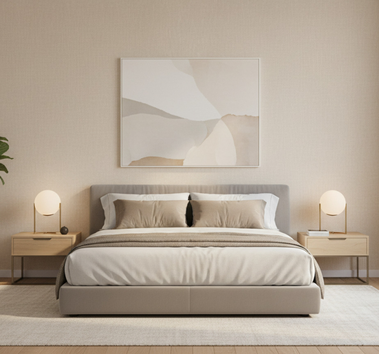 Tapete druge teksture bež linije tekstura - TenStickers