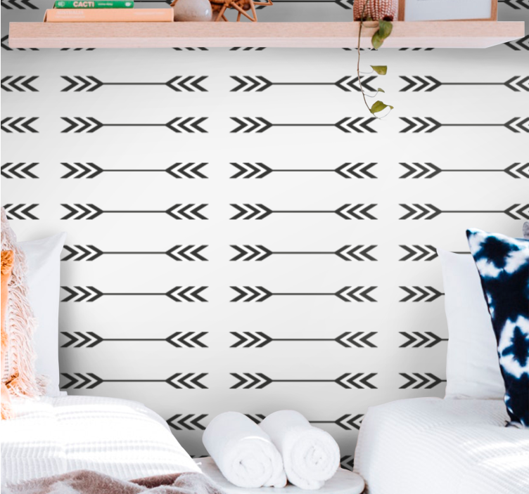 Prilagođene pozadine minimalistički uzorci strelica - TenStickers