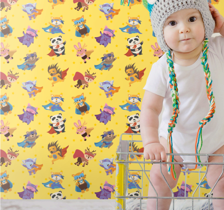 Tapete sa životinjama likovi superheroja - TenStickers