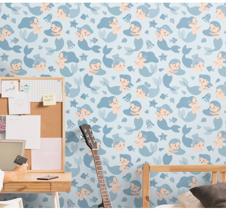 Zidne tapete za dječju sobu podvodna fantazija - TenStickers