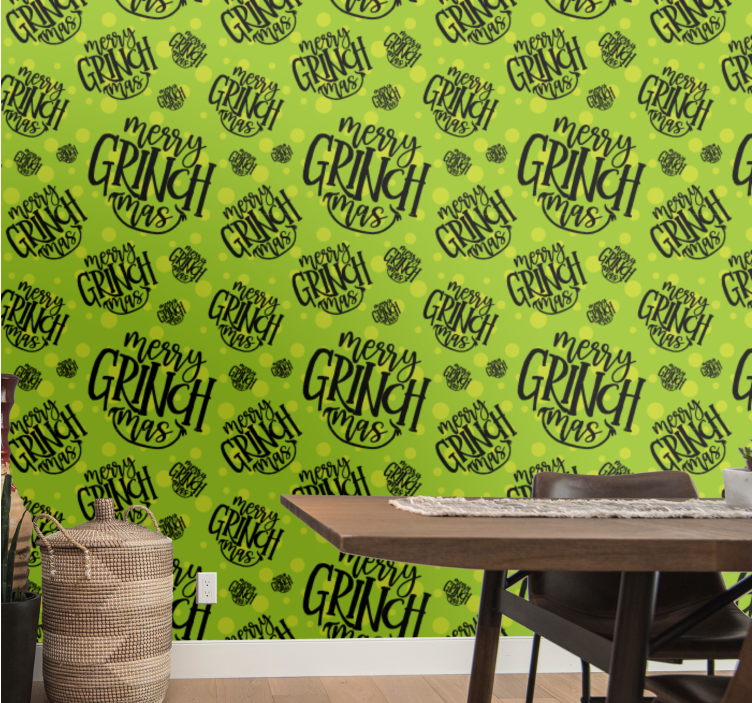 Tapete za zid božić svečani uzorak karaktera - TenStickers