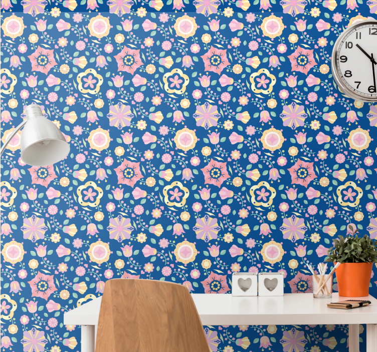 Tapete za zid Cvijeće cvjetni cvjetni sastav - TenStickers