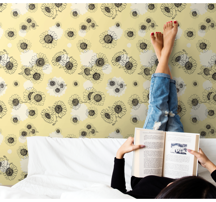 Tapete za zid Cvijeće cvjetni uzorci - TenStickers