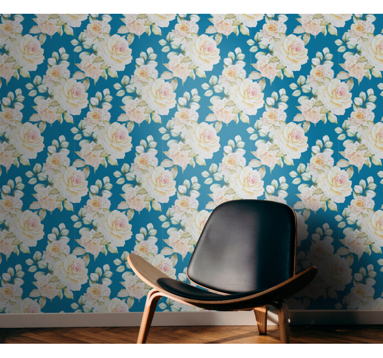 Tapete za zid Cvjetni elegantne cvjetne ruže - TenStickers