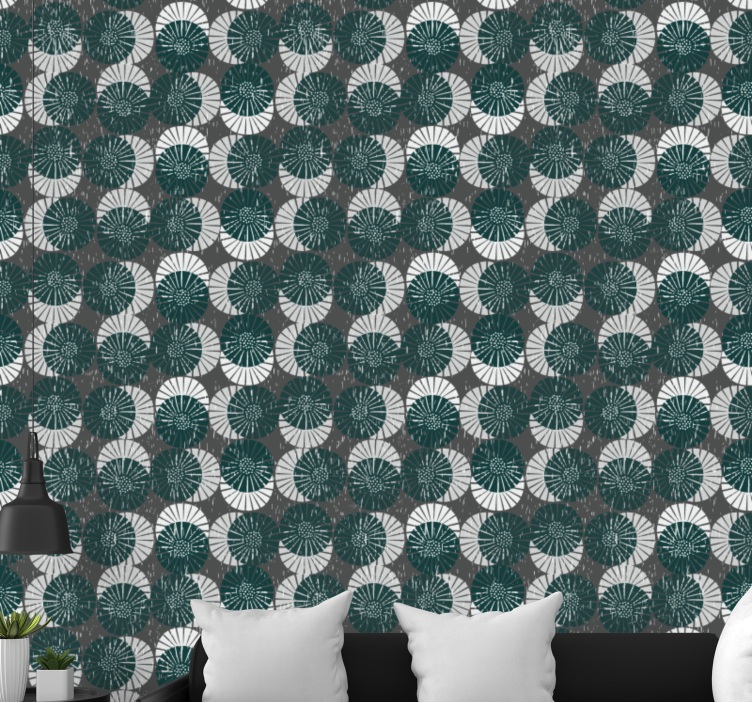 Tapete za zid Točkice uzorak tamnih nijansi - TenStickers