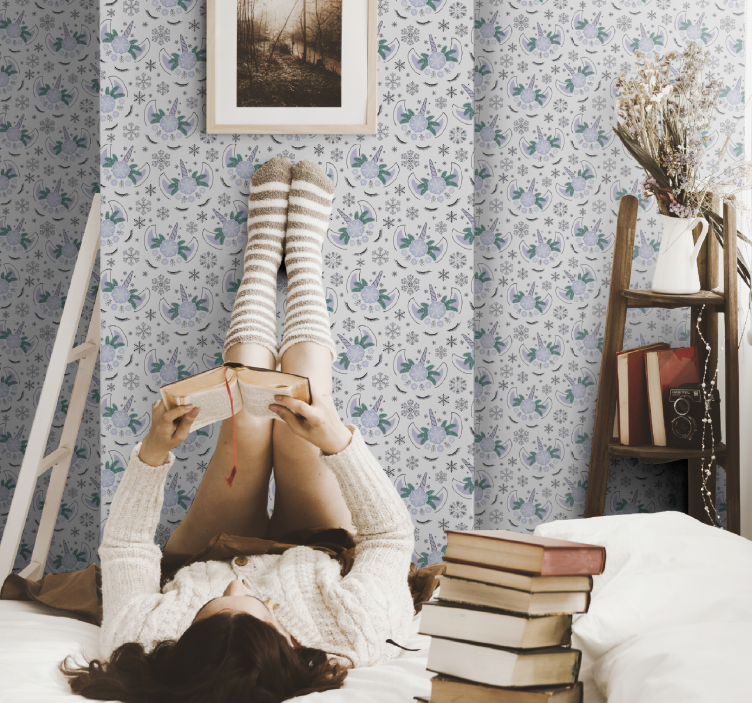 Tapete za zid Cvjetni ugodno cvjetno utočište - TenStickers