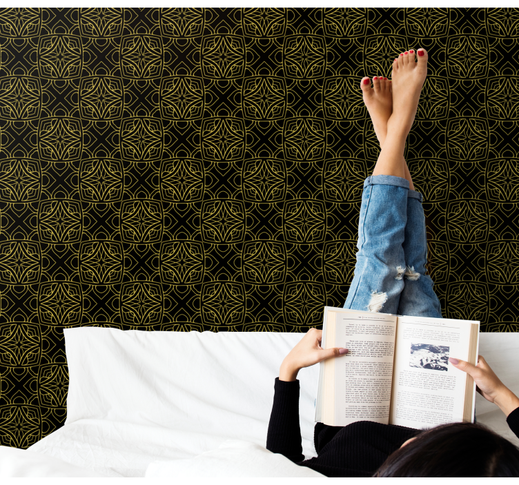 Ostale ukrasne pozadine zamršeni geometrijski uzorci - TenStickers