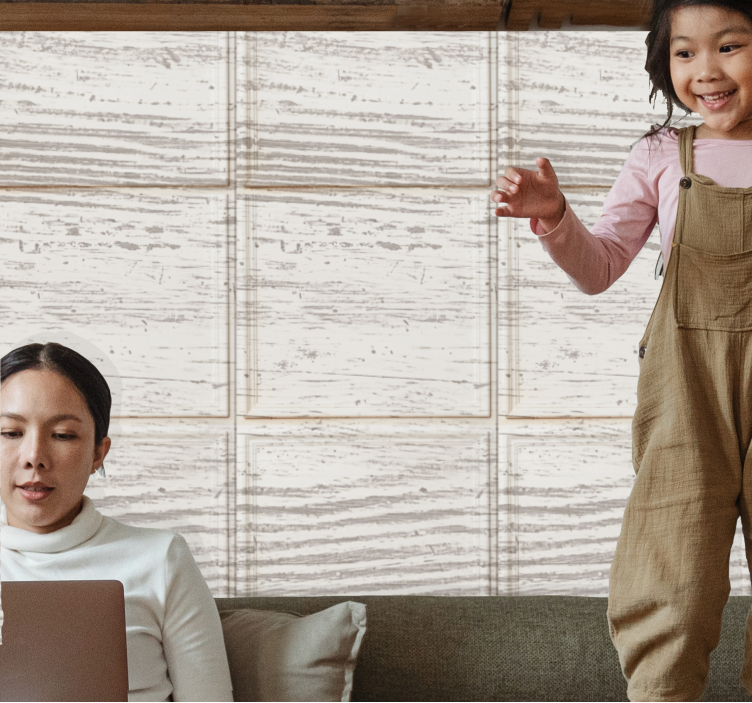 Tapete za zid kamen motiv bež ploča - TenStickers