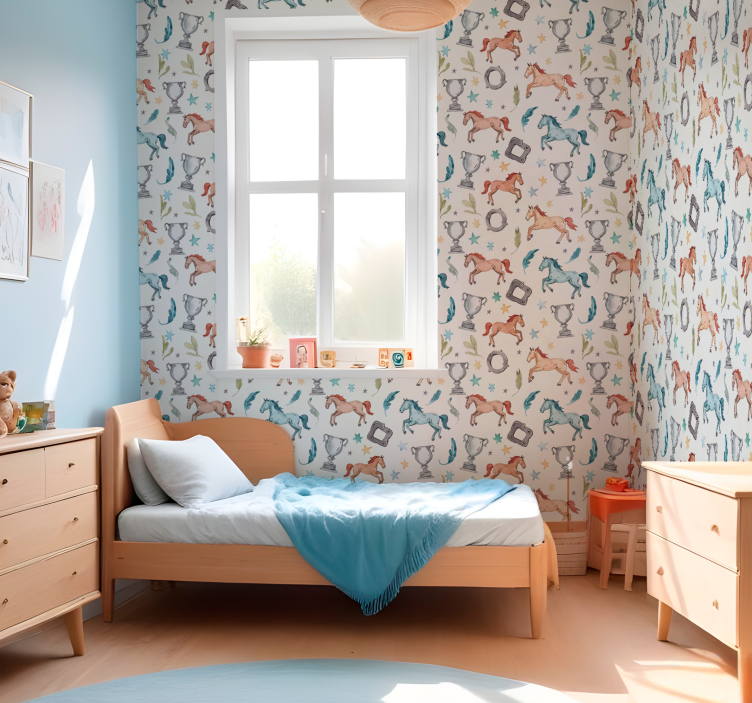 Tapete za zid Konji konjičko okruženje - TenStickers