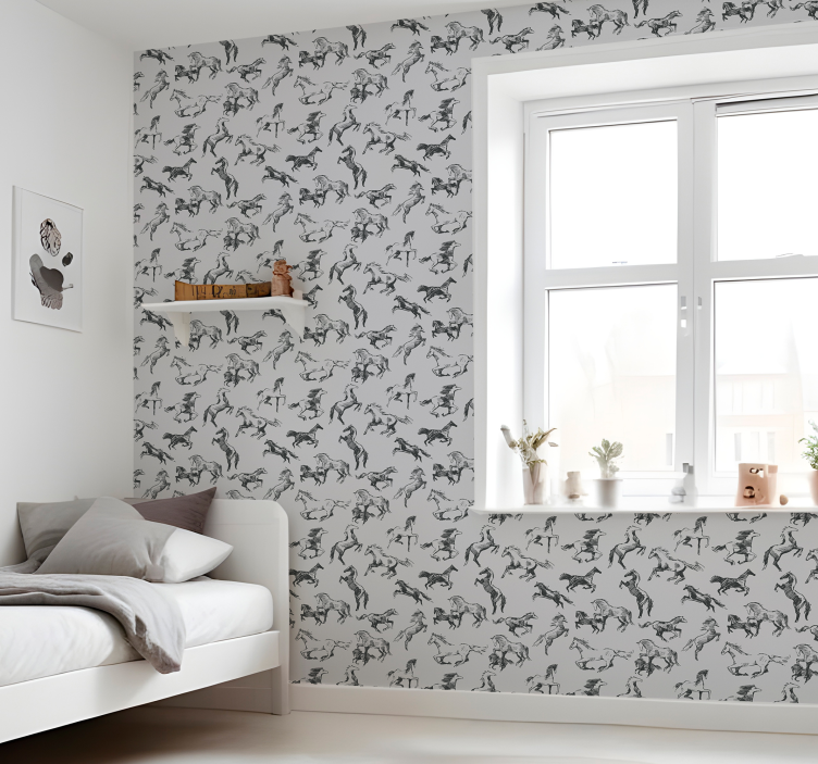 Tapete za zid Konji razne pozicije - TenStickers